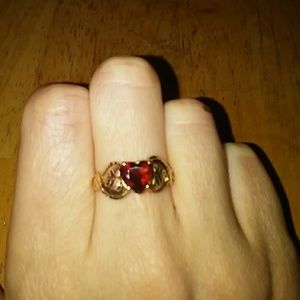 Garnet black hills gold